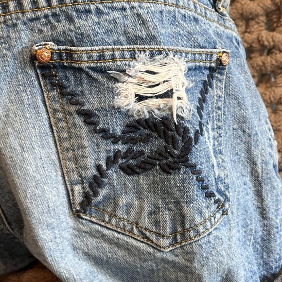 Seafolly The Ridge Denim Shorts Size 13-14 - Picture 8 of 11